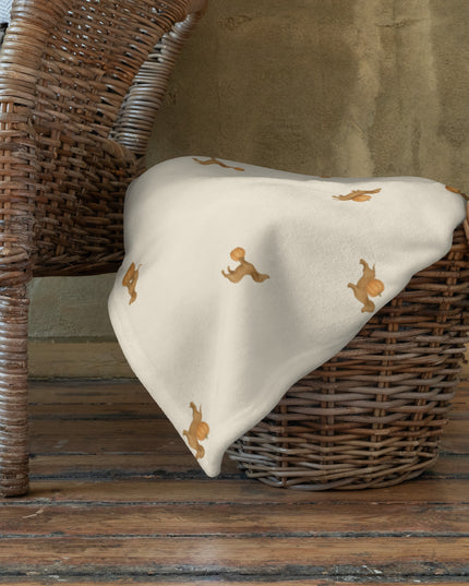 Throw Blanket - Pumpkin Pup Parade – Autumn Dachshund Print