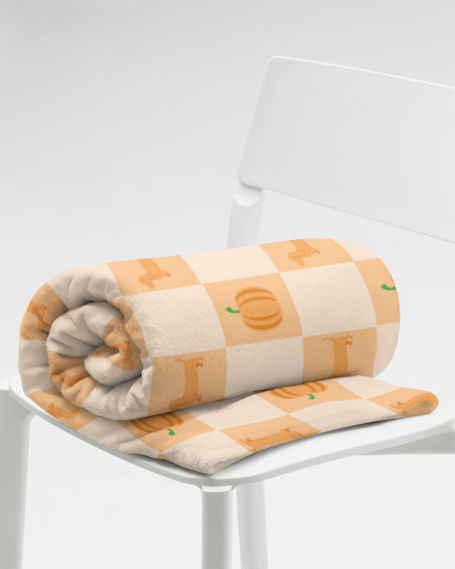 Throw Blanket - Pumpkin Patched Dachshunds