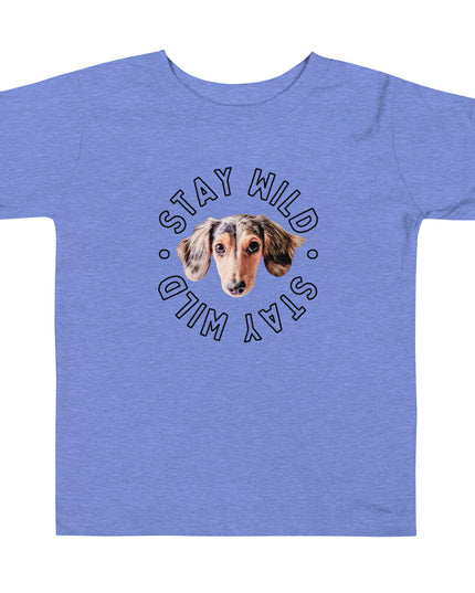 Personalized 'Stay Wild' Toddler Custom Short Sleeve Tee