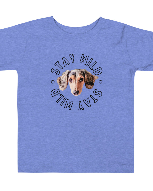 Personalized 'Stay Wild' Toddler Custom Short Sleeve Tee