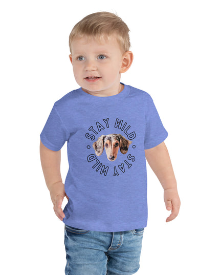 Personalized 'Stay Wild' Toddler Custom Short Sleeve Tee