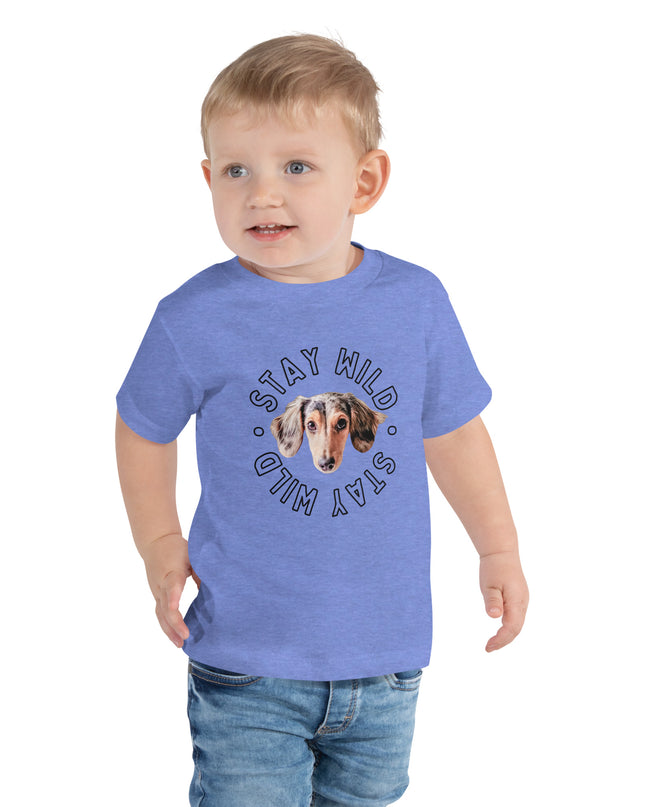 Personalized 'Stay Wild' Toddler Custom Short Sleeve Tee