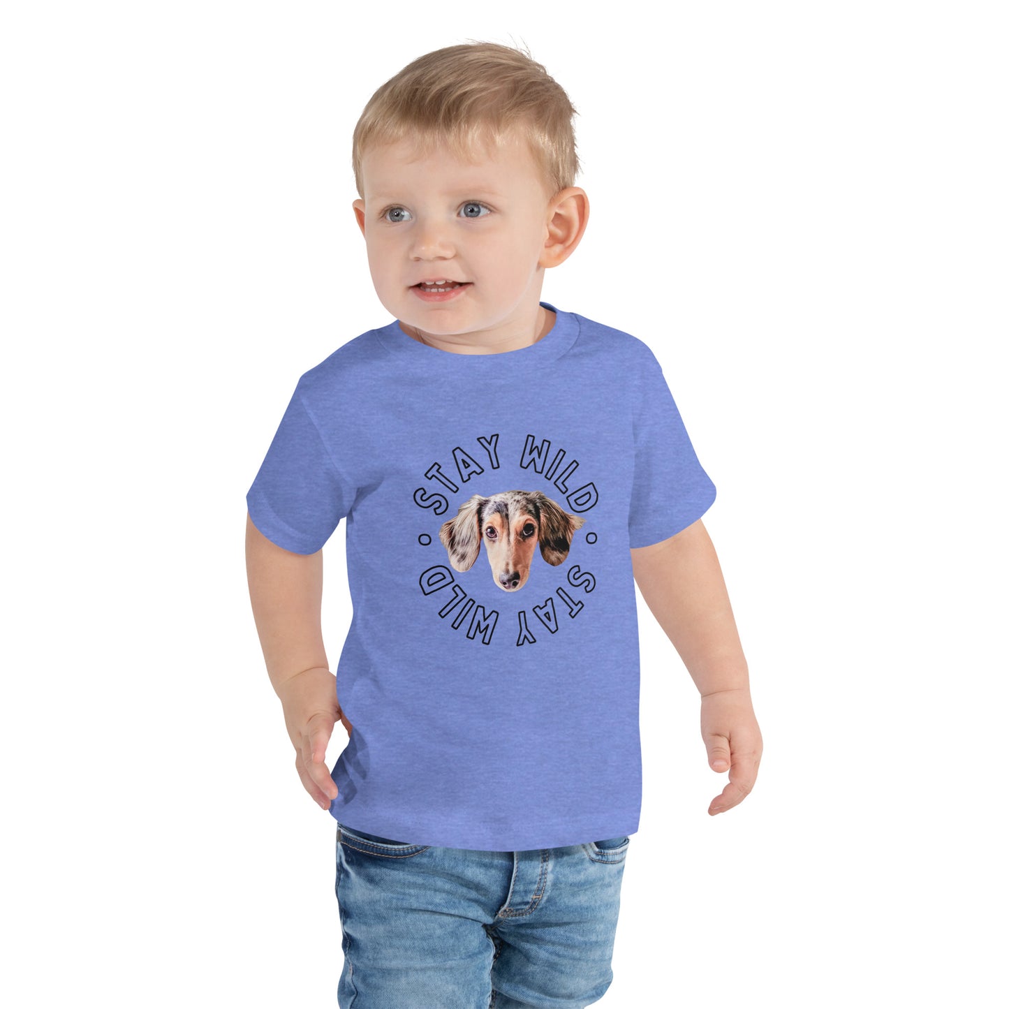 Personalized 'Stay Wild' Toddler Custom Short Sleeve Tee