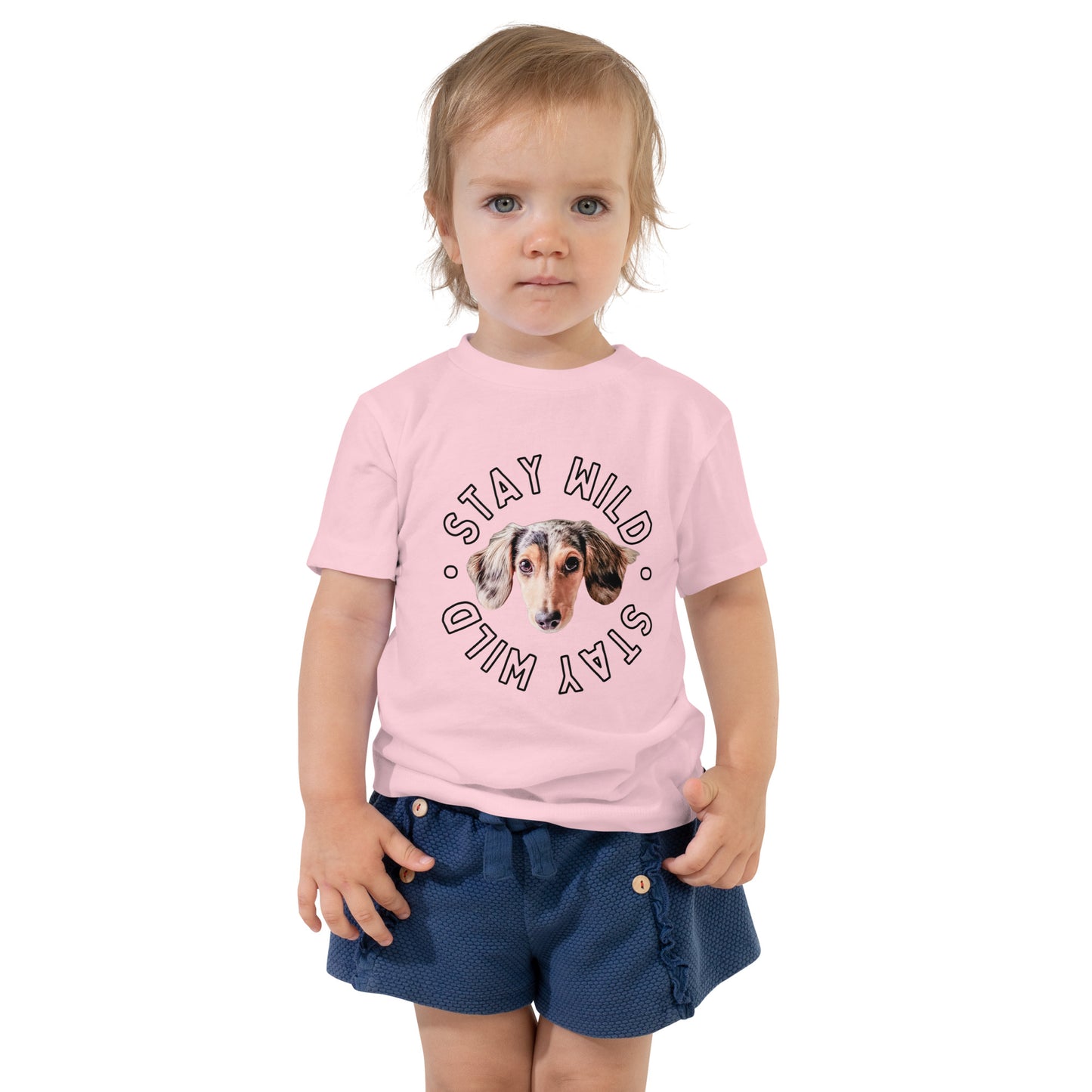 Personalized 'Stay Wild' Toddler Custom Short Sleeve Tee