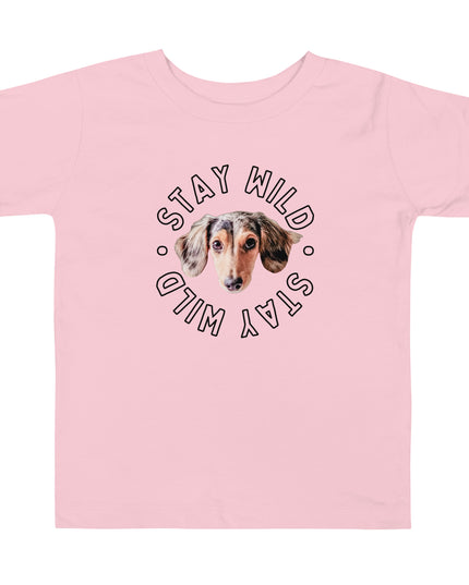 Personalized 'Stay Wild' Toddler Custom Short Sleeve Tee