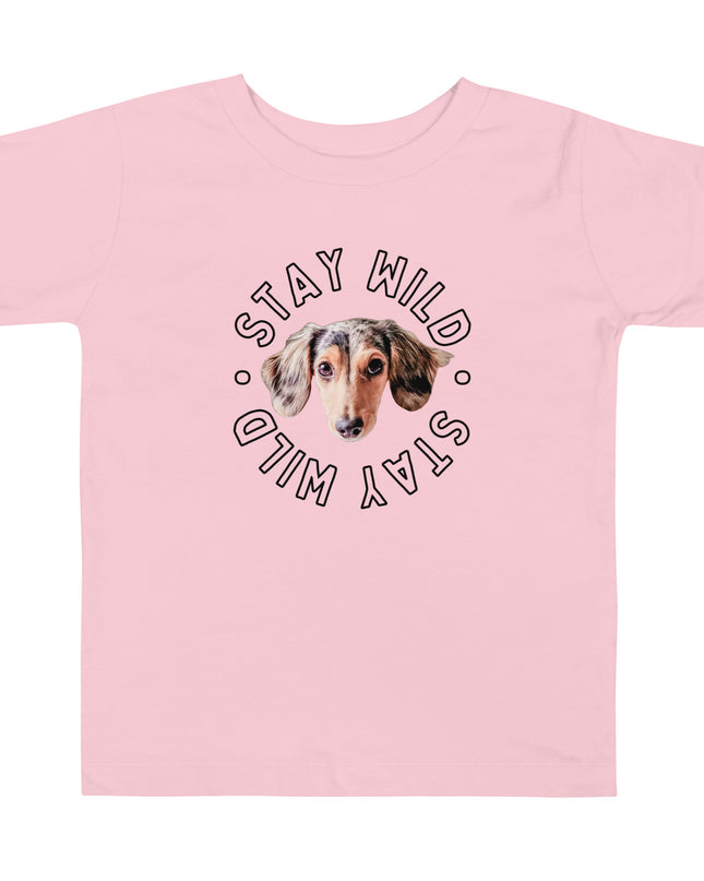 Personalized 'Stay Wild' Toddler Custom Short Sleeve Tee