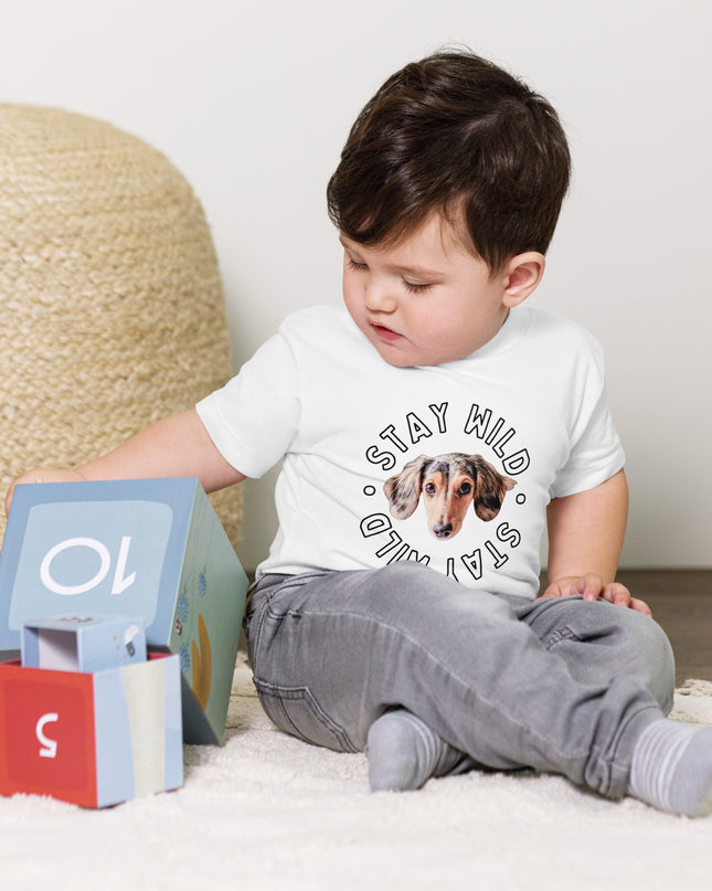 Personalized 'Stay Wild' Toddler Custom Short Sleeve Tee
