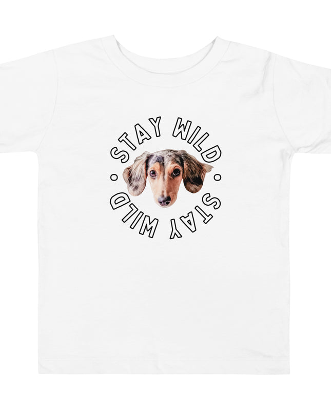 Personalized 'Stay Wild' Toddler Custom Short Sleeve Tee