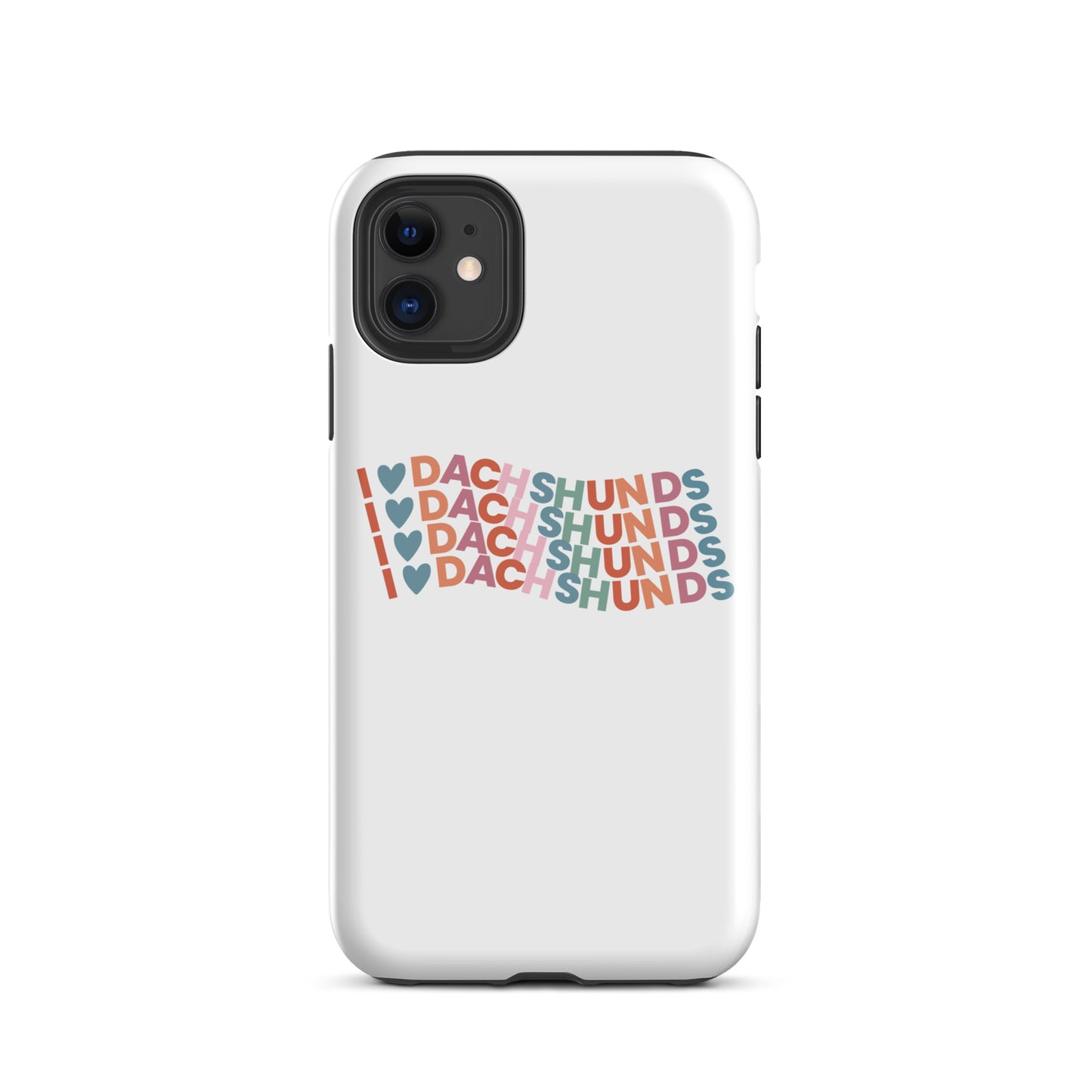 I Heart Dachshund Colorful Tough Case for iPhone®