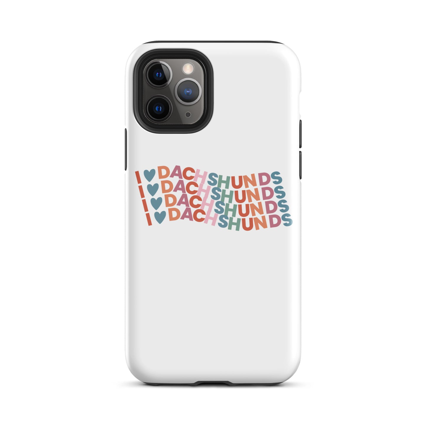 I Heart Dachshund Colorful Tough Case for iPhone®