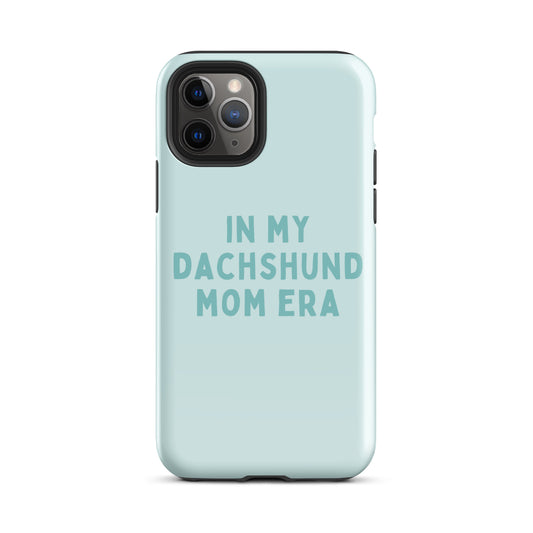 Dachshund Mom Era Turquoise Tough Case for iPhone®