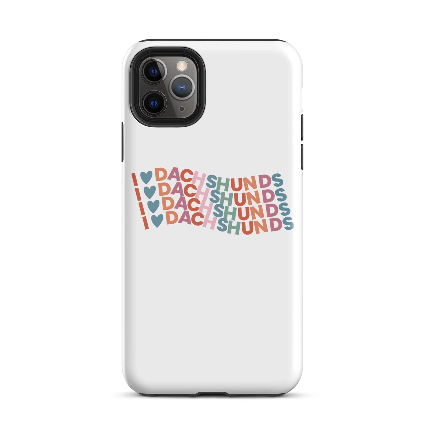 I Heart Dachshund Colorful Tough Case for iPhone®