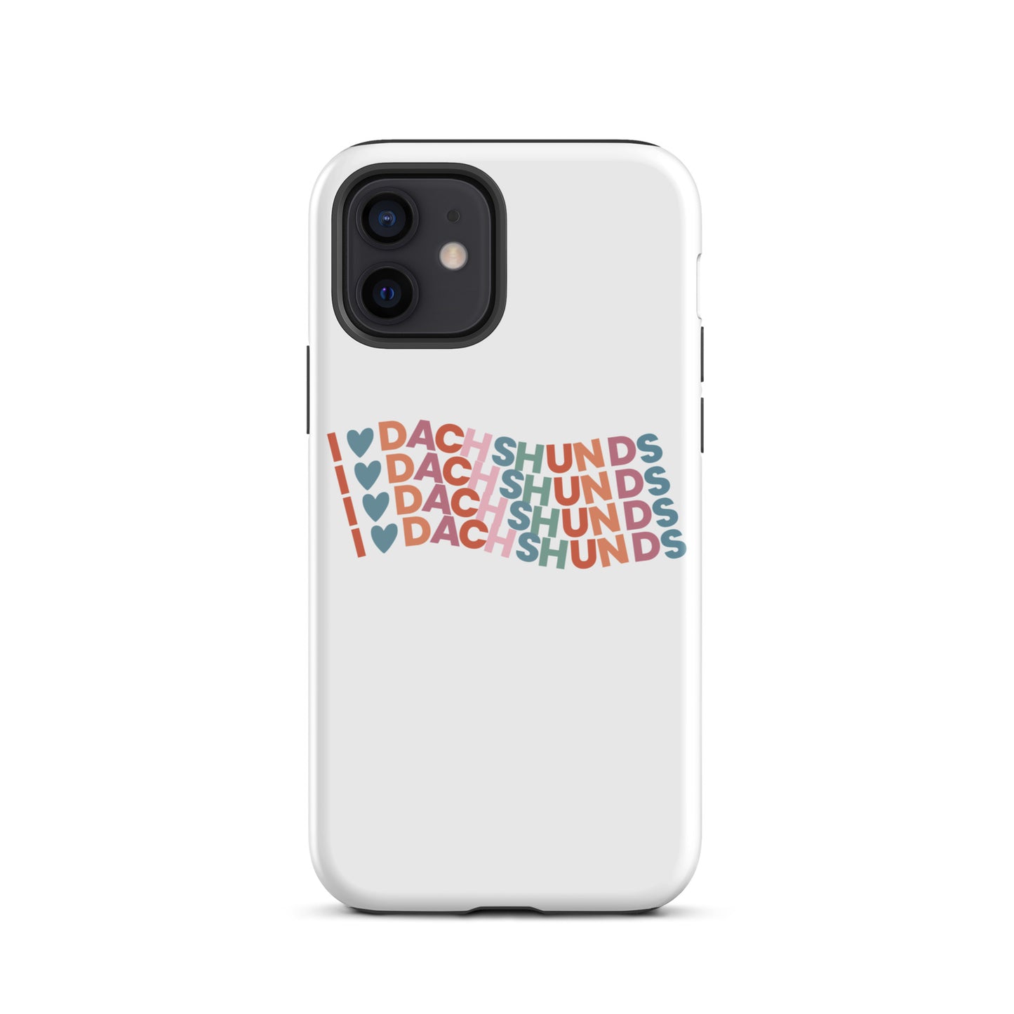 I Heart Dachshund Colorful Tough Case for iPhone®