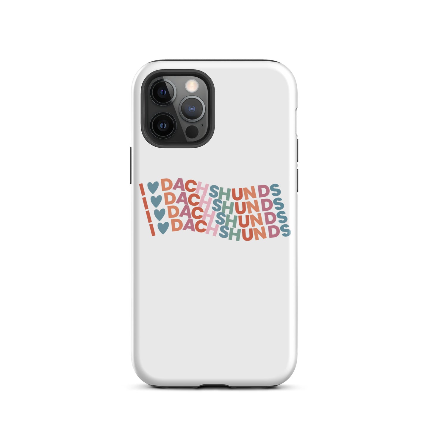 I Heart Dachshund Colorful Tough Case for iPhone®