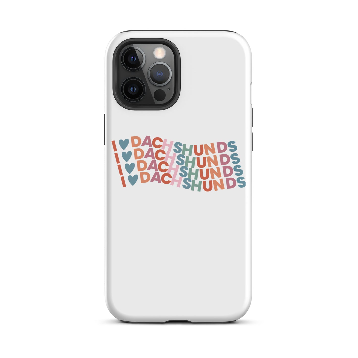 I Heart Dachshund Colorful Tough Case for iPhone®