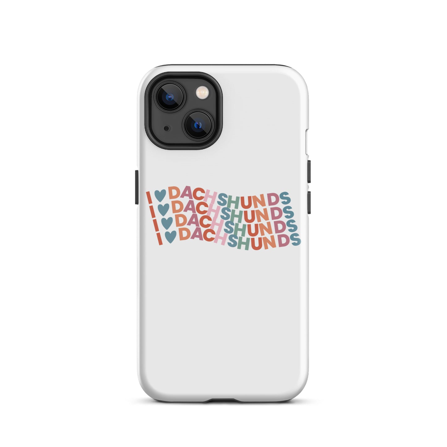 I Heart Dachshund Colorful Tough Case for iPhone®