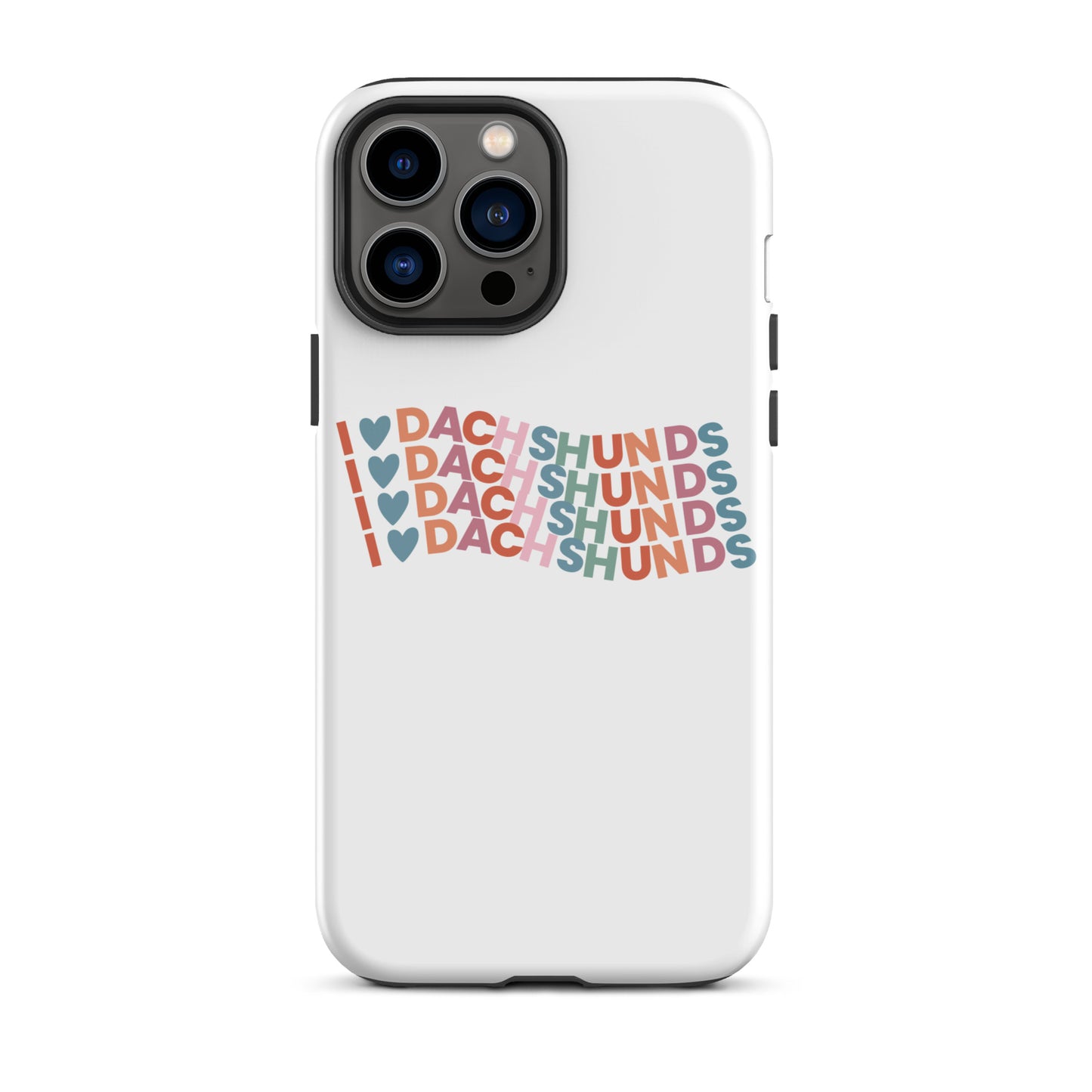 I Heart Dachshund Colorful Tough Case for iPhone®