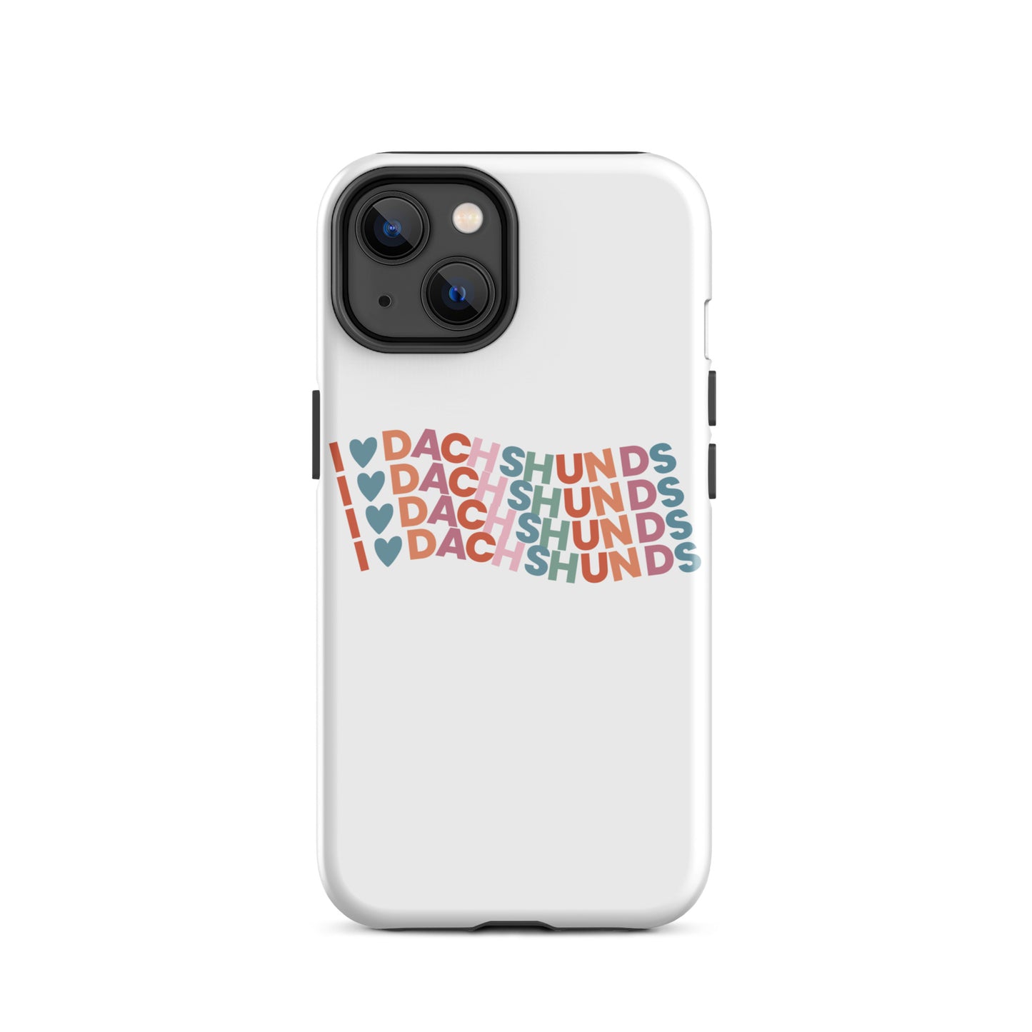 I Heart Dachshund Colorful Tough Case for iPhone®