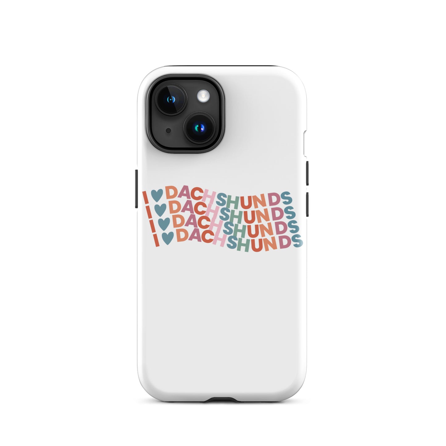 I Heart Dachshund Colorful Tough Case for iPhone®