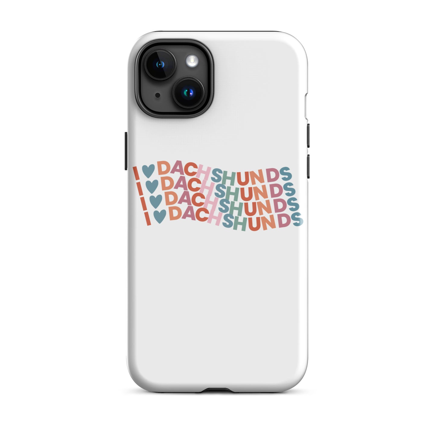 I Heart Dachshund Colorful Tough Case for iPhone®