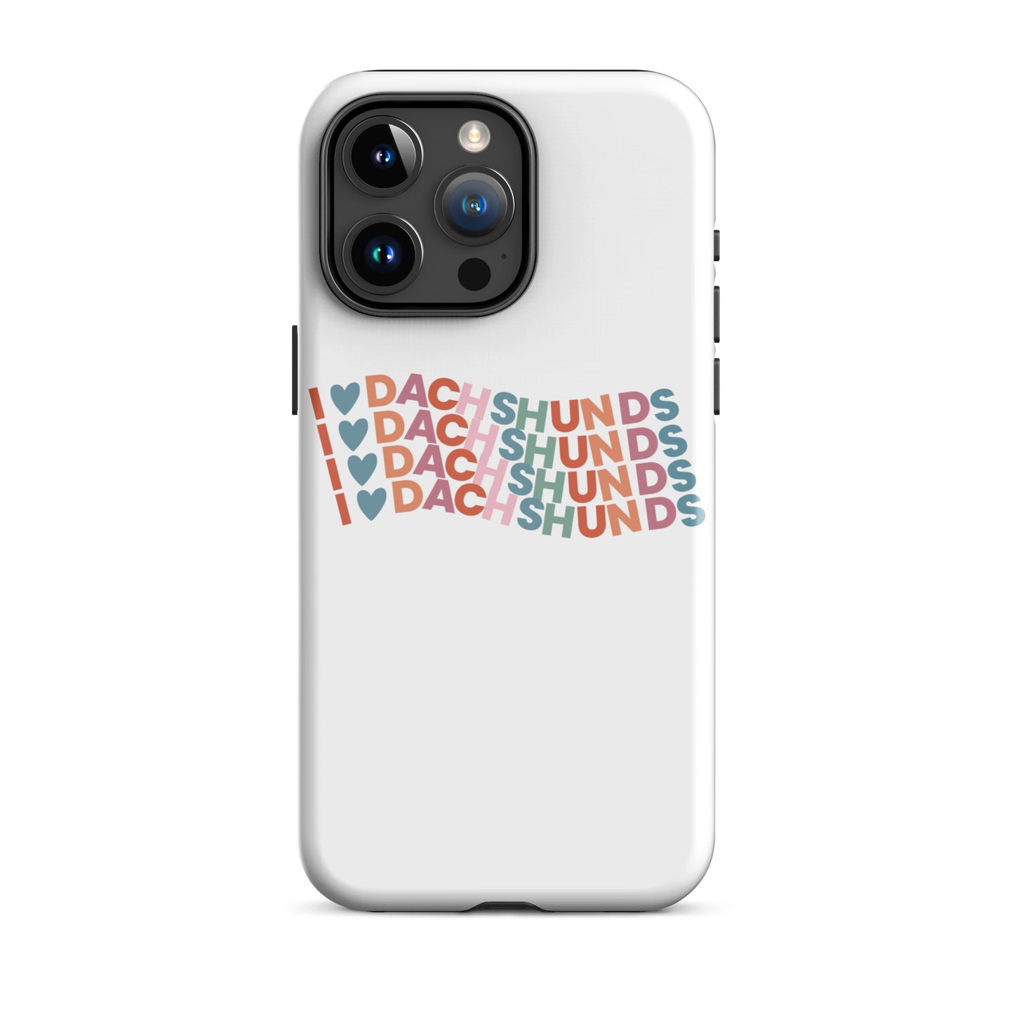 I Heart Dachshund Colorful Tough Case for iPhone®