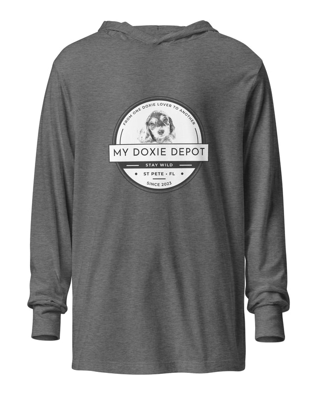 My Doxie Depot Logo Hooded Long-Sleeve Tee
