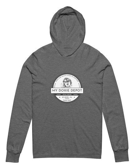My Doxie Depot Logo Hooded Long-Sleeve Tee