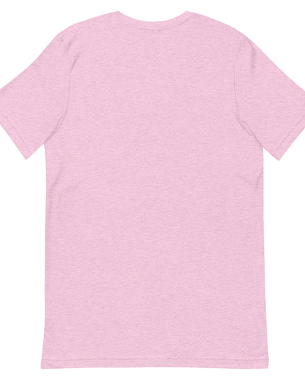Pink Dachshund Outline Unisex Pink T-Shirt