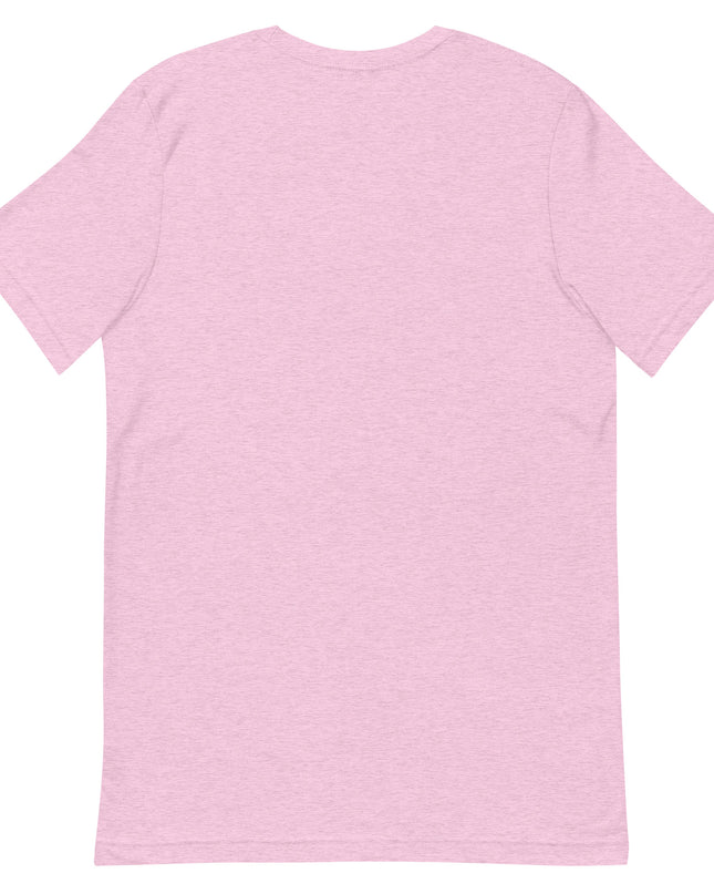 Pink Dachshund Outline Unisex Pink T-Shirt