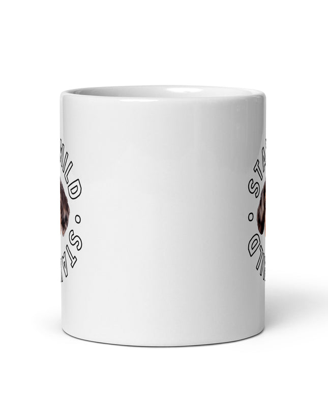 Custom 'Stay Wild' White Glossy Coffee Mug