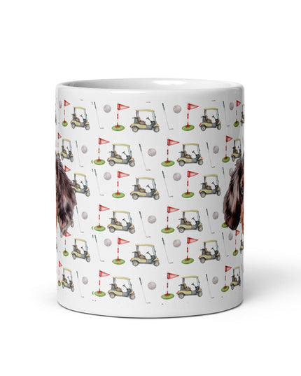 Par-Tee Time Custom White Glossy Coffee Mug