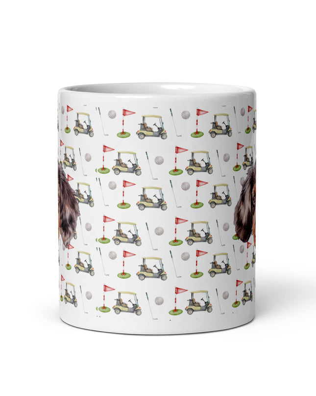 Par-Tee Time Custom White Glossy Coffee Mug