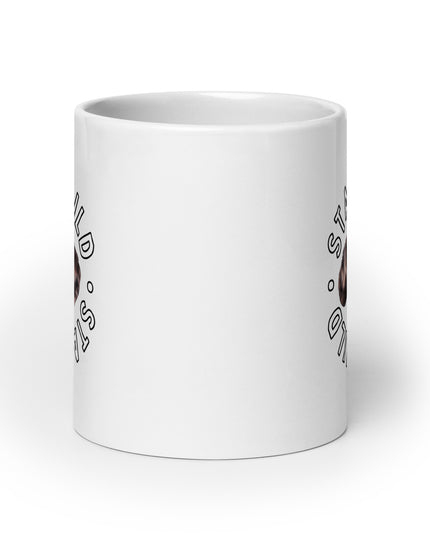 Custom 'Stay Wild' White Glossy Coffee Mug