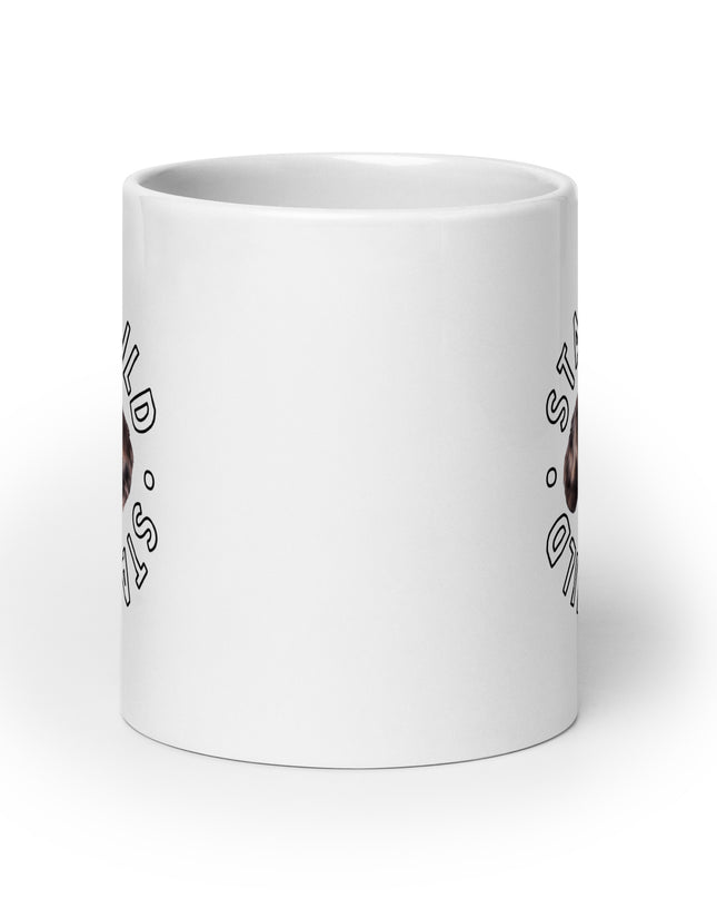 Custom 'Stay Wild' White Glossy Coffee Mug