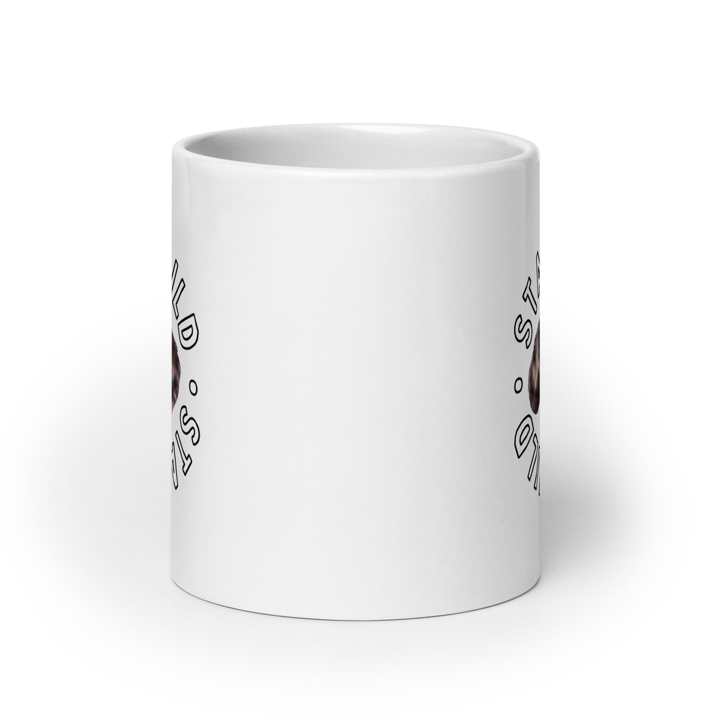 Custom 'Stay Wild' White Glossy Coffee Mug