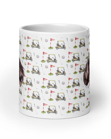 Par-Tee Time Custom White Glossy Coffee Mug