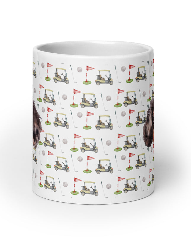 Par-Tee Time Custom White Glossy Coffee Mug