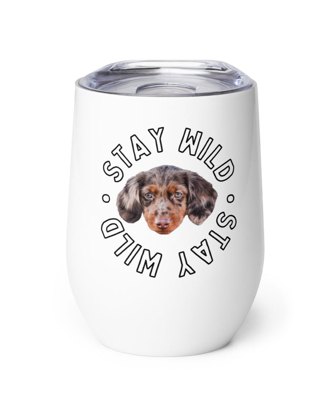 'Stay Wild' Personalized Custom Wine Tumbler