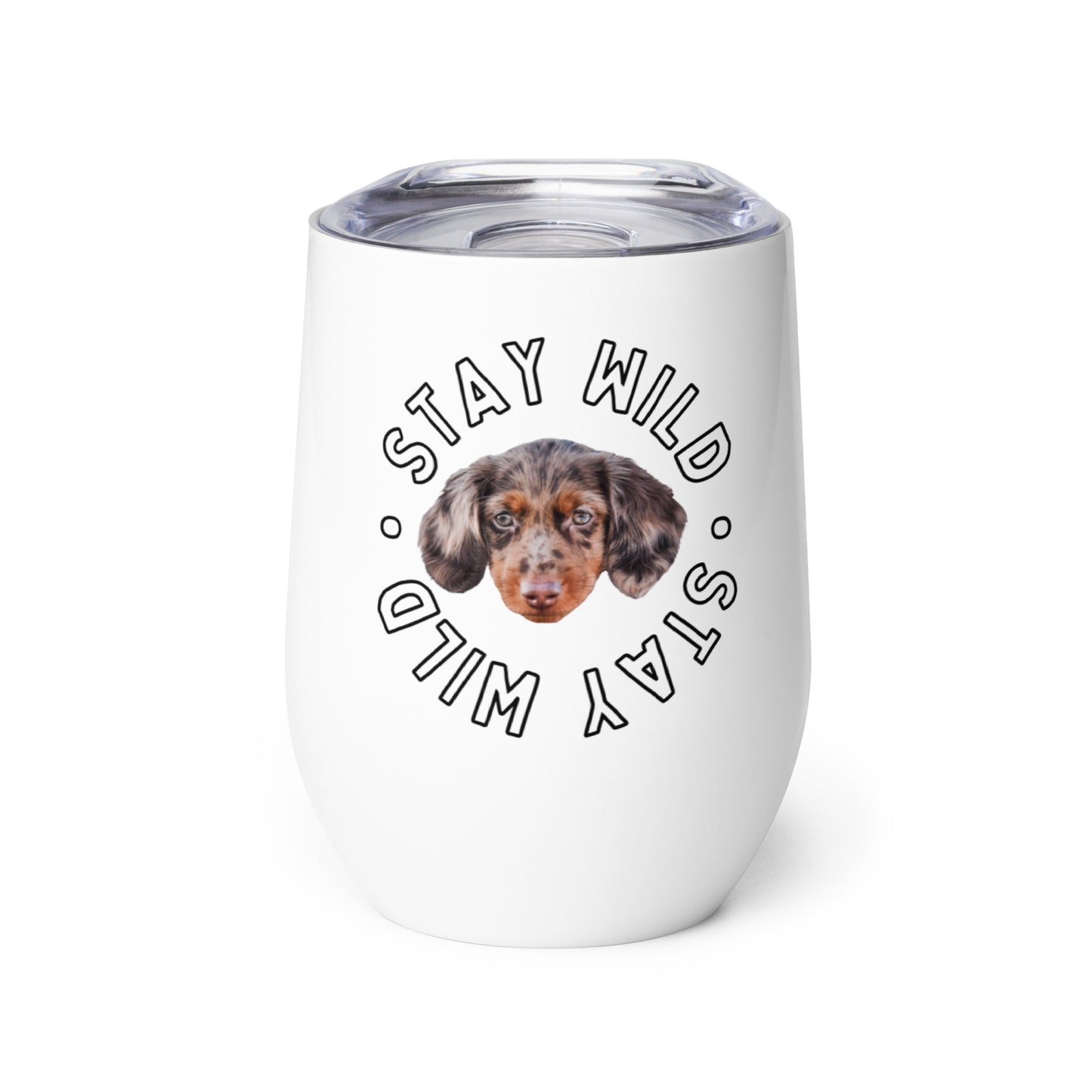 'Stay Wild' Personalized Custom Wine Tumbler