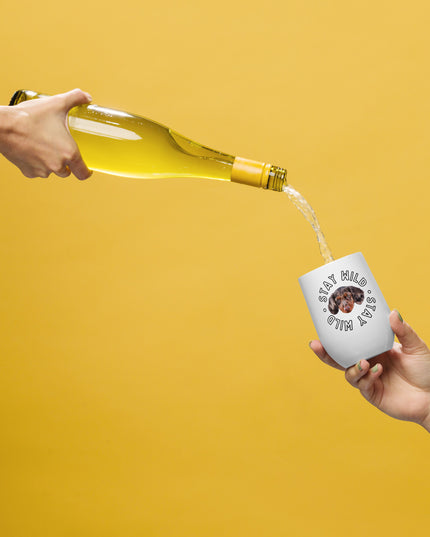 'Stay Wild' Personalized Custom Wine Tumbler