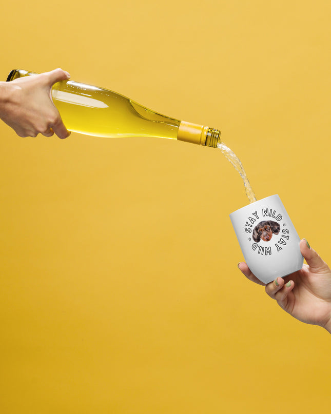'Stay Wild' Personalized Custom Wine Tumbler