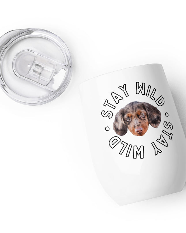 'Stay Wild' Personalized Custom Wine Tumbler