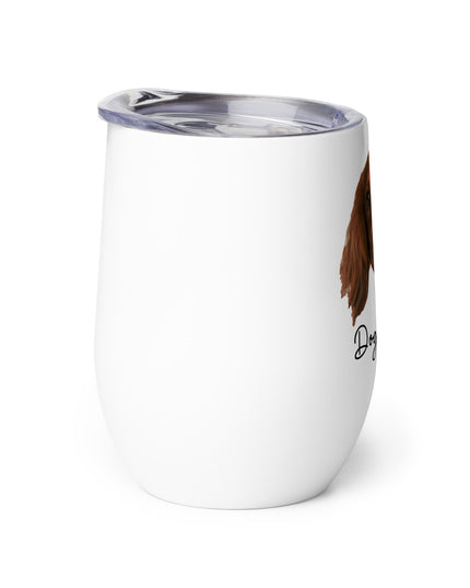 'Dog Mom' Personalized Custom Wine Tumbler