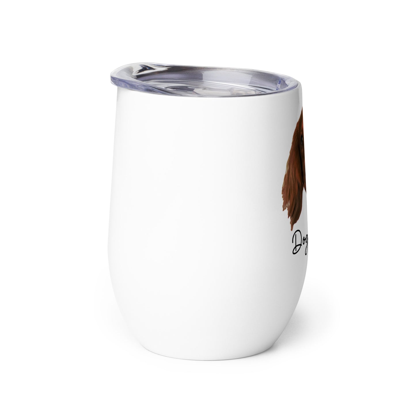 'Dog Mom' Personalized Custom Wine Tumbler