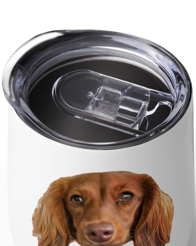 'Dog Mom' Personalized Custom Wine Tumbler