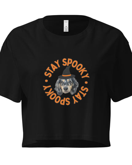 Women’s Stay Spooky Custom Crop Top