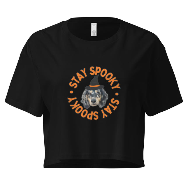 Women’s Stay Spooky Custom Crop Top