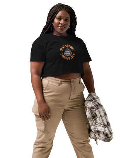 Women’s Stay Spooky Custom Crop Top