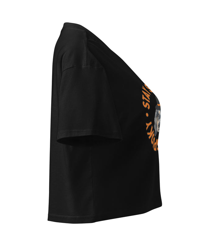 Women’s Stay Spooky Custom Crop Top