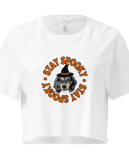 Women’s Stay Spooky Custom Crop Top